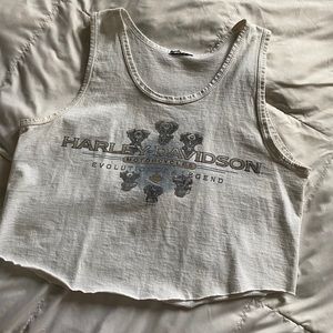 Harley Davidson cropped tank